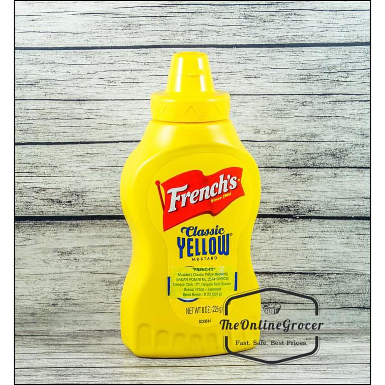 Jual FRENCH'S CLASSIC YELLOW MUSTARD SAUCE - SAUS MUSTARD 226GR ...