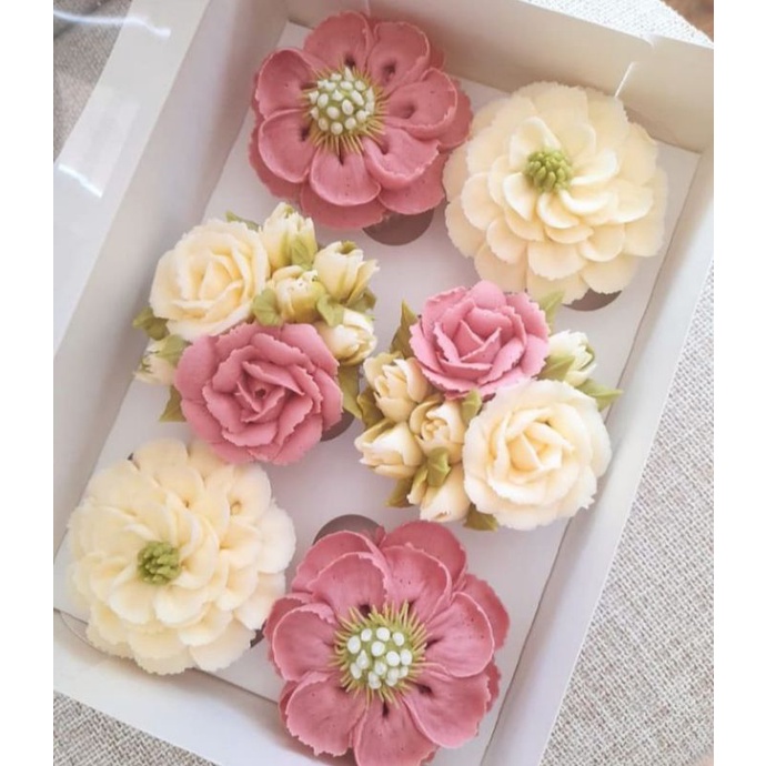 Jual CUPCAKES FLOWER - CUPCAKES BUNGA - CUP CAKES - KUE ULANG TAHUN ...