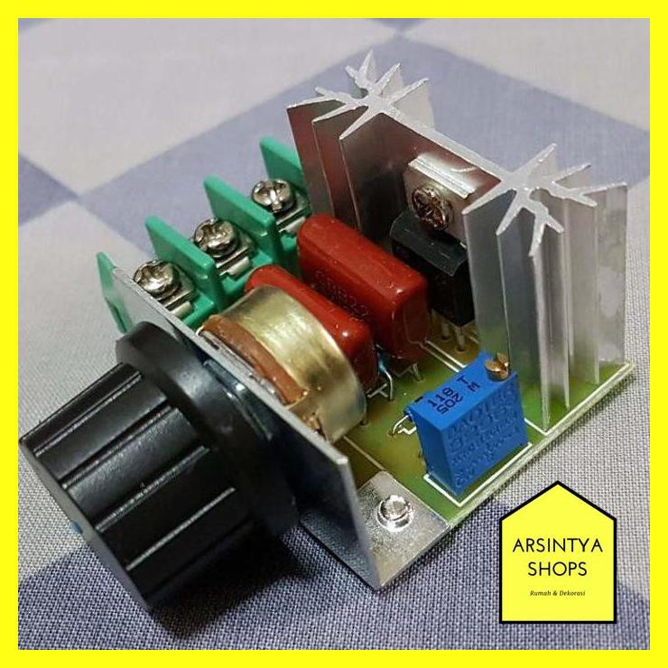 Jual DIMMER SCR 2000W REGULATOR VOLTAGE UNTUK MOTOR GERINDA, DIMMER