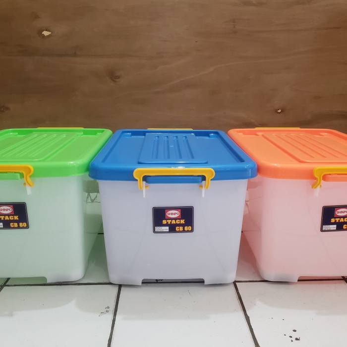 Jual BOX CONTAINER SHINPO CB 60 STACK / KONTAINER 60L KOTAK BATAM ...