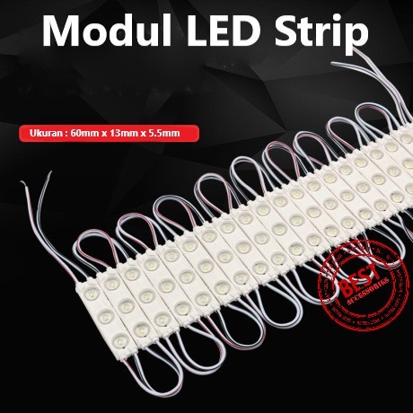 Jual Lampu Modul Strip LED 3 Mata Bulat 1500mW CE RoHS | Shopee Indonesia