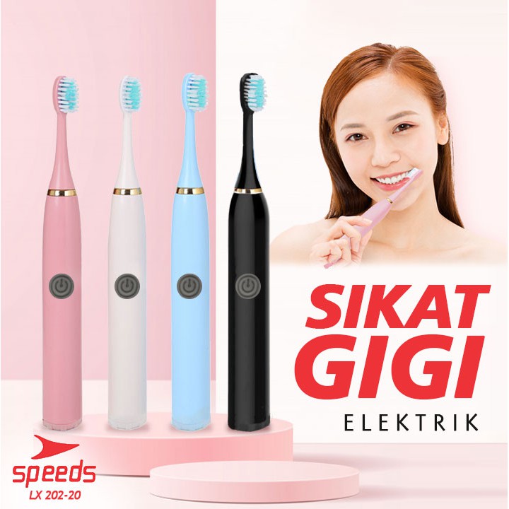 Jual SPEEDS Sikat Gigi Elektrik Otomatis Electric Toothbrush Teeth Anak ...