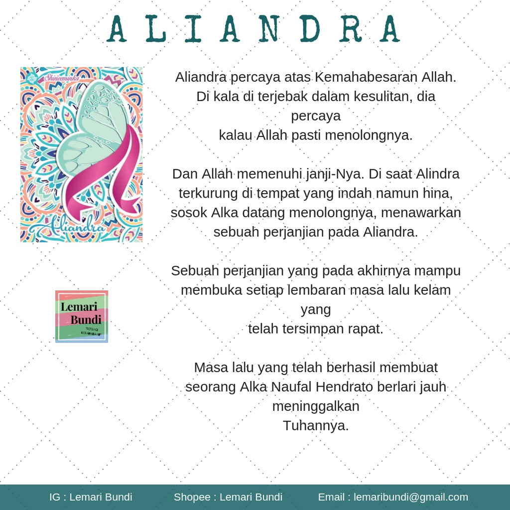 Jual Novel - Aliandra - Shineeminka | Shopee Indonesia
