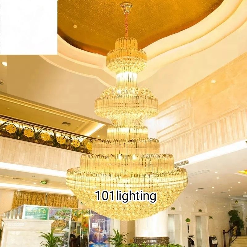 Jual Lampu Gantung Kristal Void Tangga 268028 Shopee Indonesia 