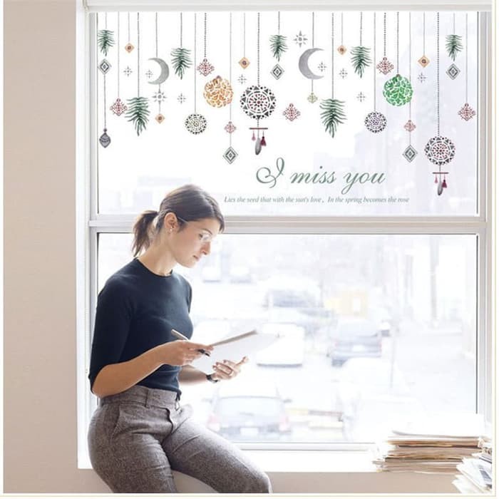 Jual Wallsticker SK9311 BEAD CURTAIN - Wall Sticker Wall Stiker Dinding ...