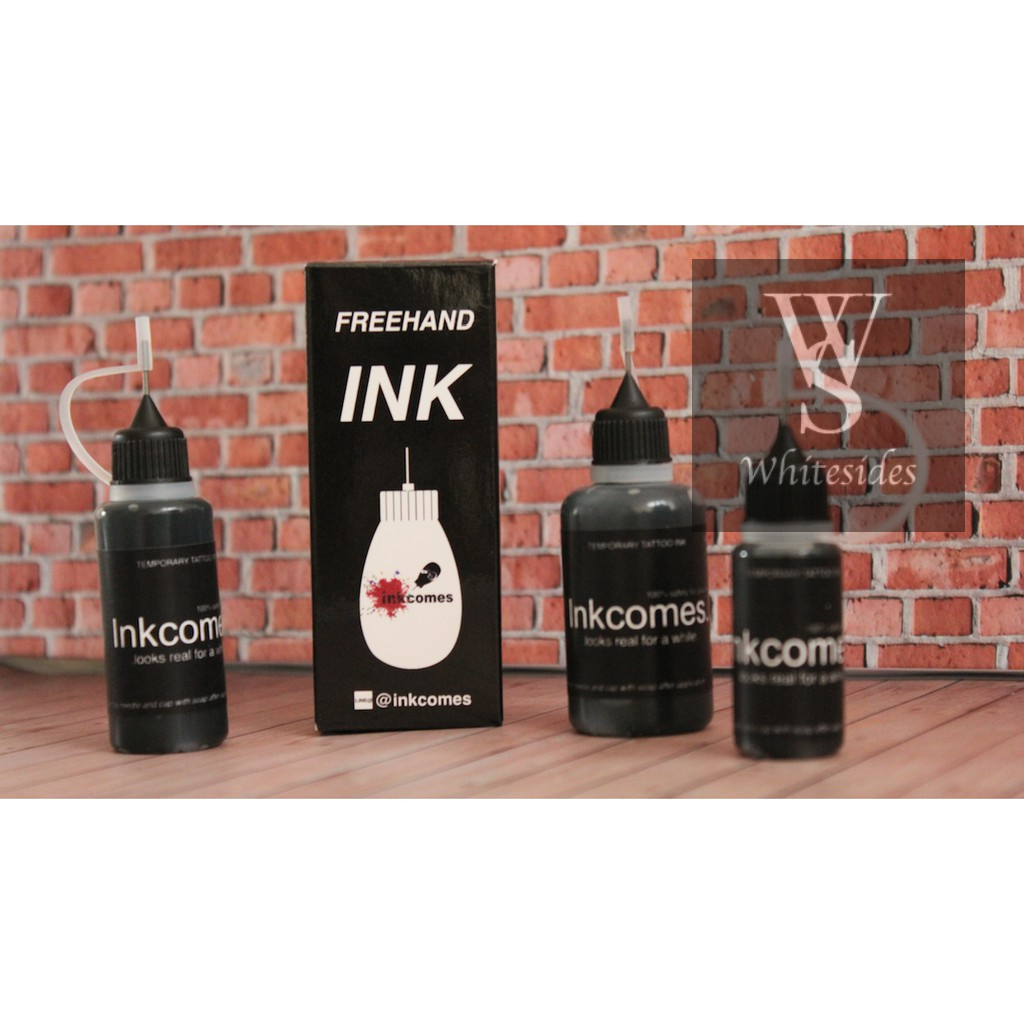 Jual 30ml - Inkcomes Tattoo 1st Freehand Ink Temporary in Indonesia ...