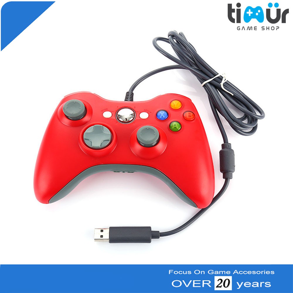 Jual Stik Stick Controller Xbox Pc Laptop Wired Kabel Warna Merah