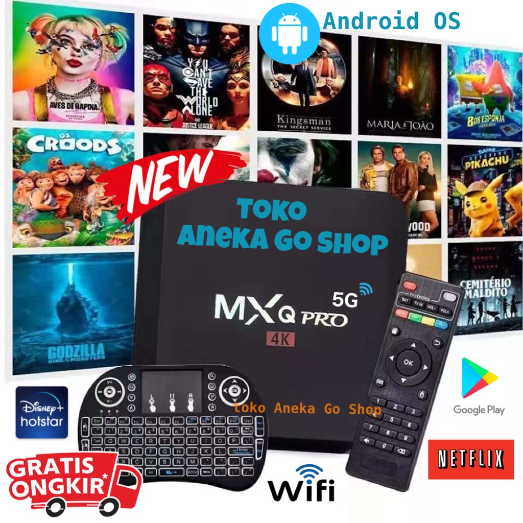 Jual STB MXQ PRO 4K TV Digital Media Player / Network Set Top