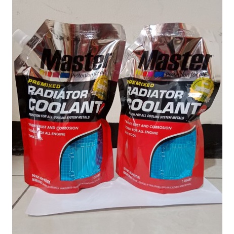Jual RADIATOR COOLENT WARNA MERAH 1 LITER MERK MASTER | Shopee Indonesia
