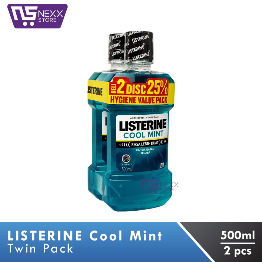 Jual LISTERINE Cool Mint & Green Tea x12 set INSTANT Only Shopee