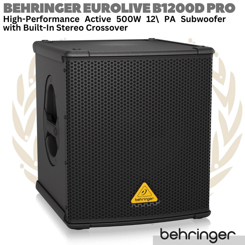 DG　behringer B1200D PRO Behringer B1200d Pro Subwoofer Behringer Speakers Behringer