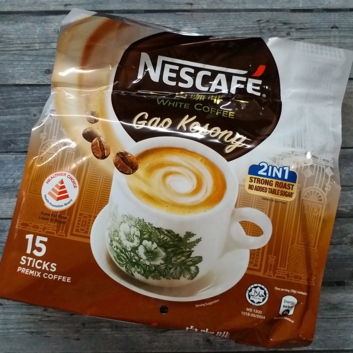 Jual Nescafe White Coffee Gao Kosong 2 in 1 Singapore Shopee Indonesia