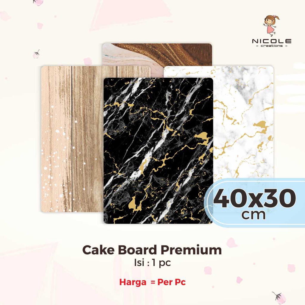 Jual Cake Board Tatakan Kue Alas Kue Bottom Cake Premium Rectangle X Cm By Nicole Creation