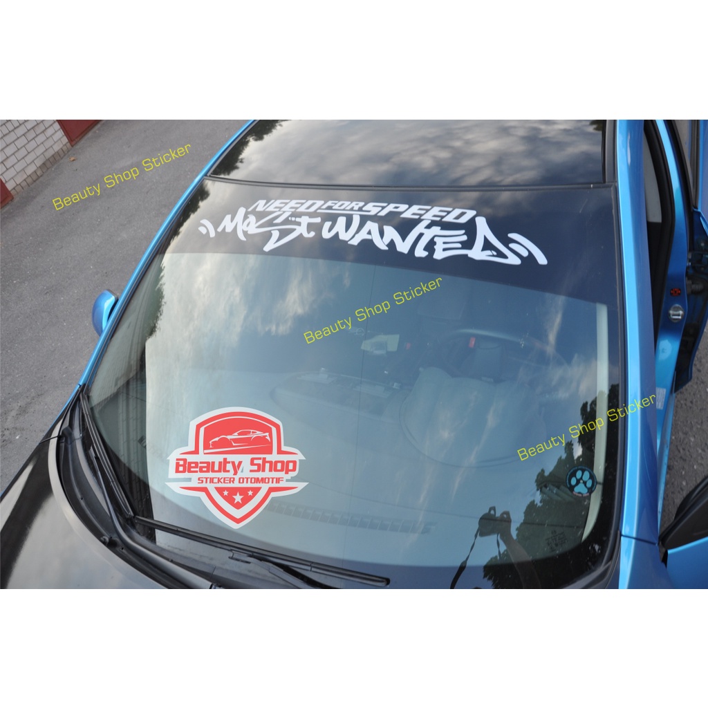 Jual stiker sticker mobil jdm need for speed underground kaca | Shopee ...