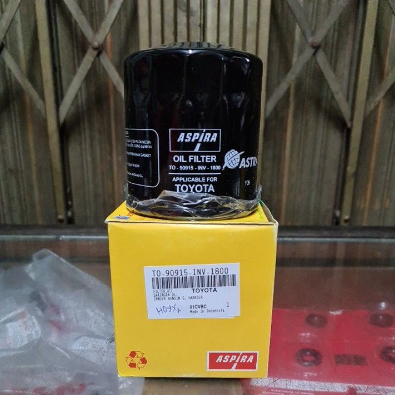 Jual Filter Oli Mobil Innova Bensin G, Harrier (Aspira) | Shopee Indonesia