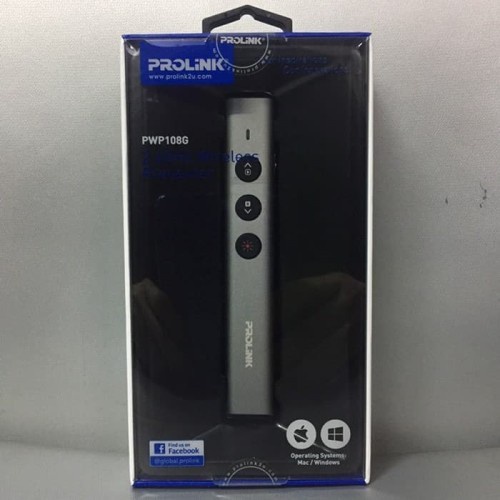 Jual Prolink Laser pointer PWP 102G 106G 108G Wireless Presenter 2.4 ...