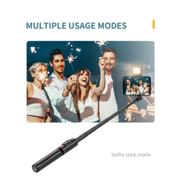 BESTOOL Q12S Tripod Mini Bluetooth Remote Fill Light 765mm Tongsis Holder Selfie Stick