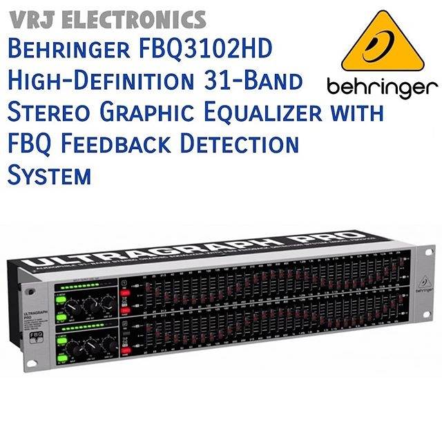 Jual Behringer FBQ3102HD 31Band Stereo Graphic Equalizer with FBQ