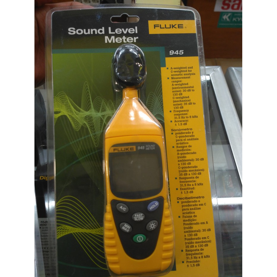 Jual Alat Ukur Suara / Kebisingan Fluke 945 Digital Sound Meter