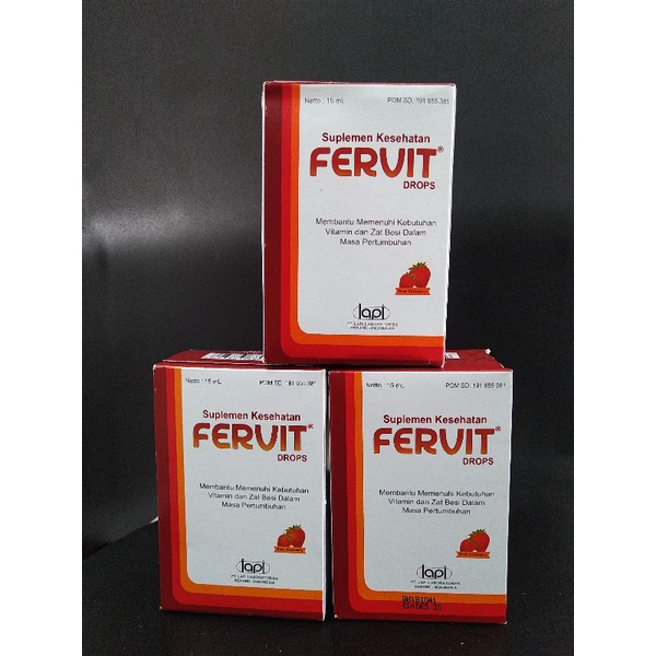 Jual Fervit Drops/ Multivitamin & Calsium | Shopee Indonesia