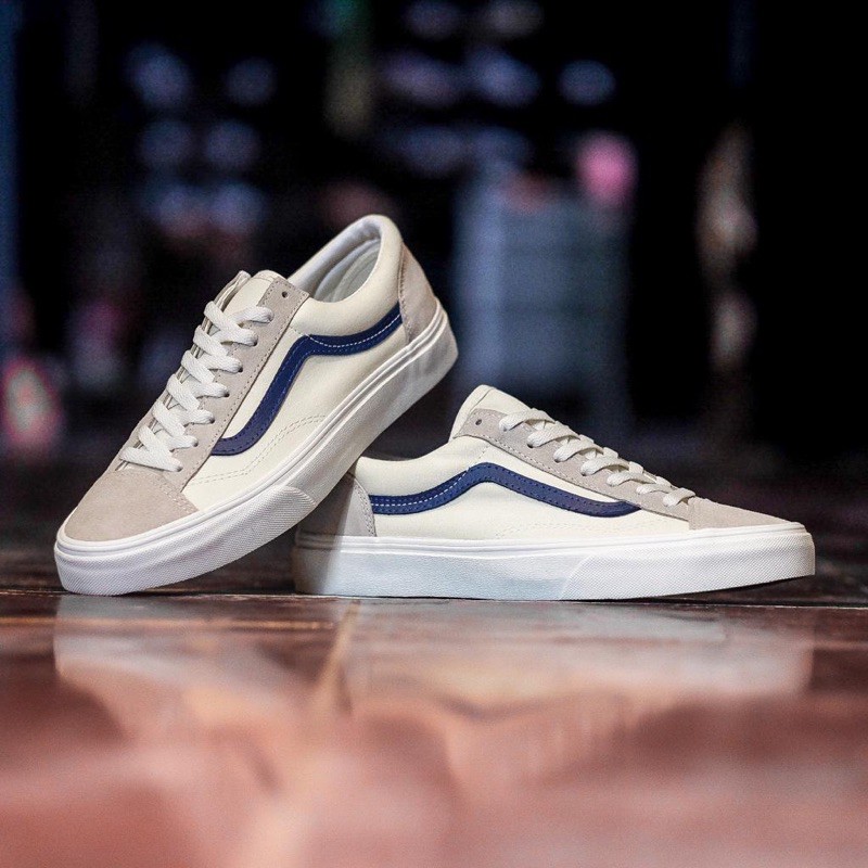 Vans Old Skool Style 36 Marshmallow Dress Blue