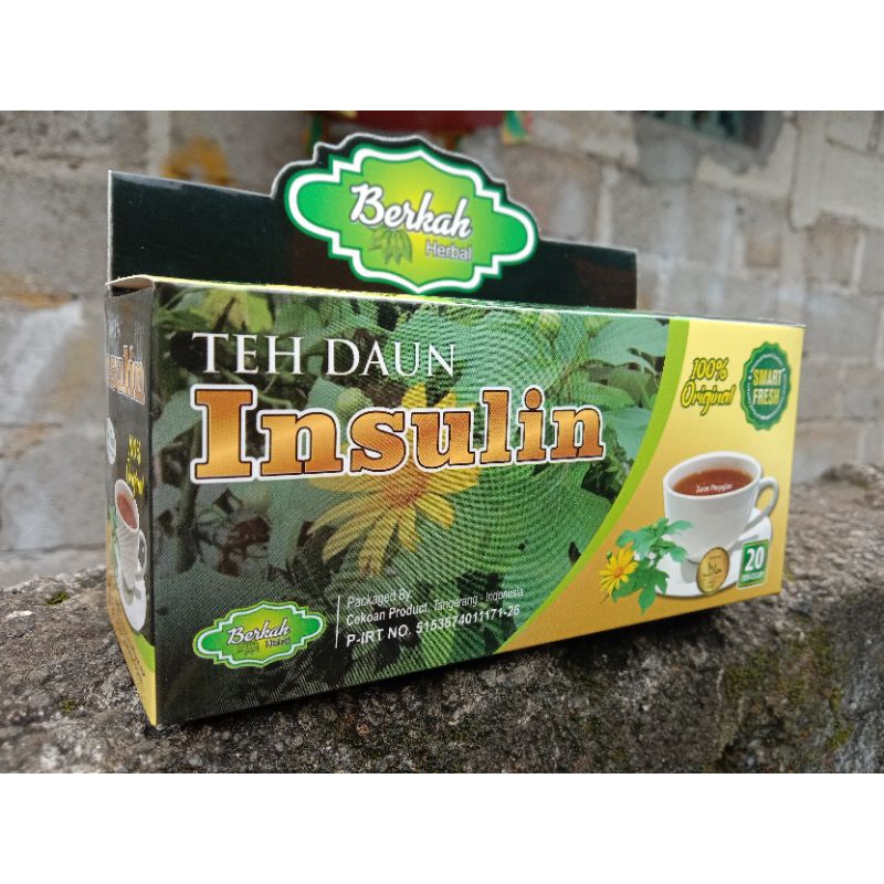teh Celup pahitan Daun Insulin atasi diabetes gula darah/kencing manis