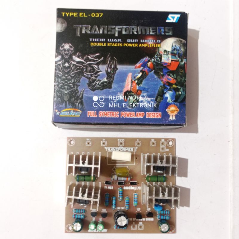 Jual Kit Driver 2 Tingkat Simetris Power Amplifier 800W Transformers