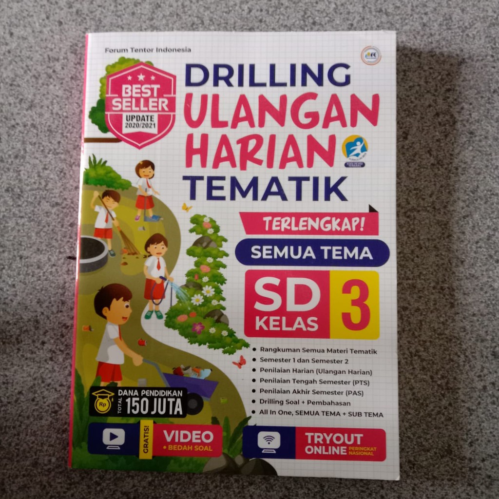 Jual BUKU DRILLING ULANGAN HARIAN TEMATIK KELAS 3 SD | Shopee Indonesia
