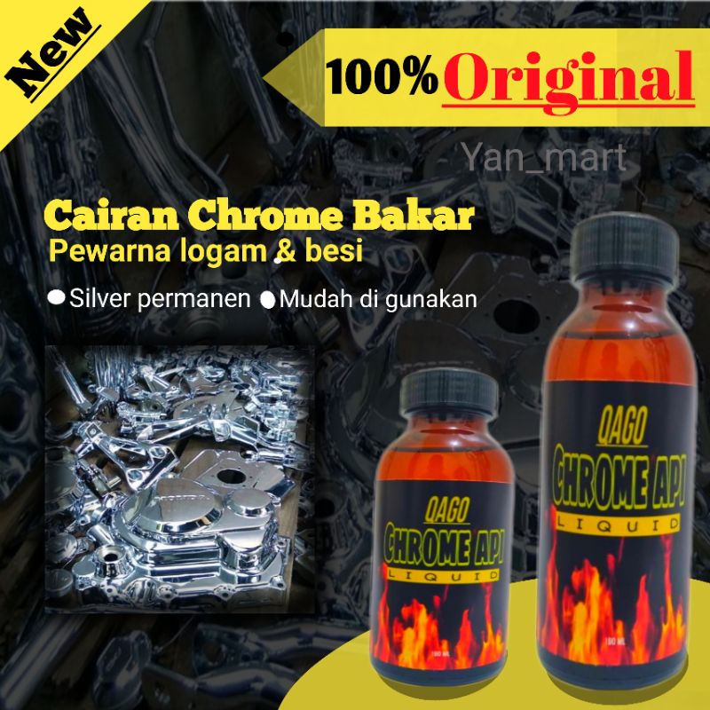 Jual QAGO CHROME BAKAR CHROME API CAIRAN CROME SODA API LIQUID 100Ml ...