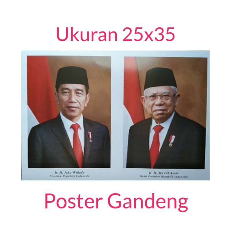 Jual Poster Presiden Dan Wakil Presiden | Shopee Indonesia