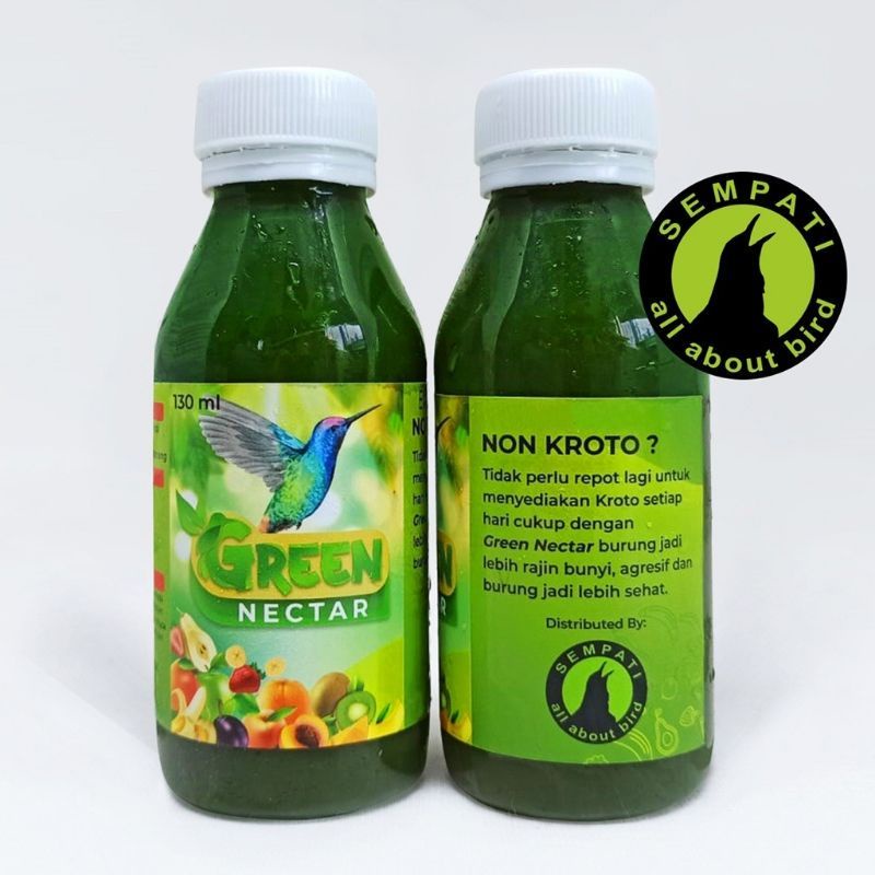 Jual GREEN NEKTAR NECTAR PAKAN HARIAN KOLIBRI BURUNG KONIN SOGON ...