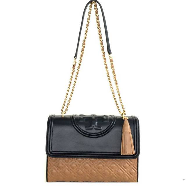 Jual Tory Burch Fleming ColorBlock Convertible Shoulder Bag Shopee