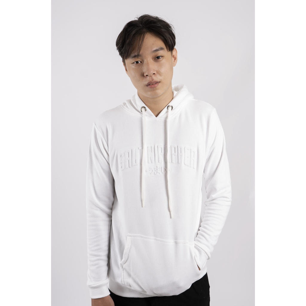 Jual Salt n Pepper Jacket Hoodie Lengan Panjang 622 White Shopee