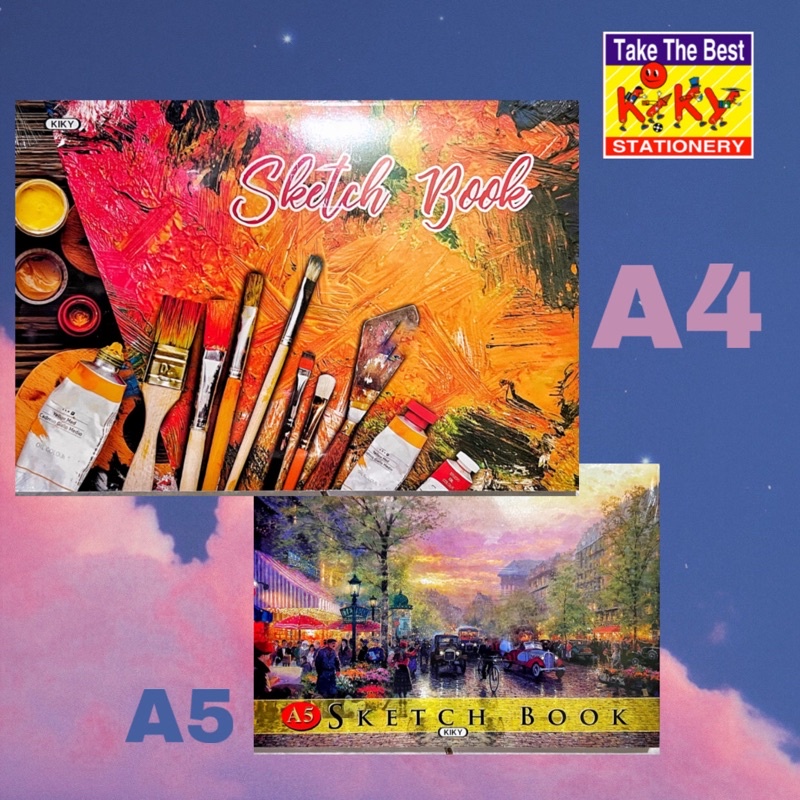 Jual Sketch book buku gambar sketsa kiky A4 dan A5 50lembar Shopee