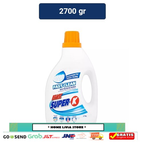 Jual Super-K Kuat Harimau - Anti-Bacterial Liquid Laundry Detergent ...