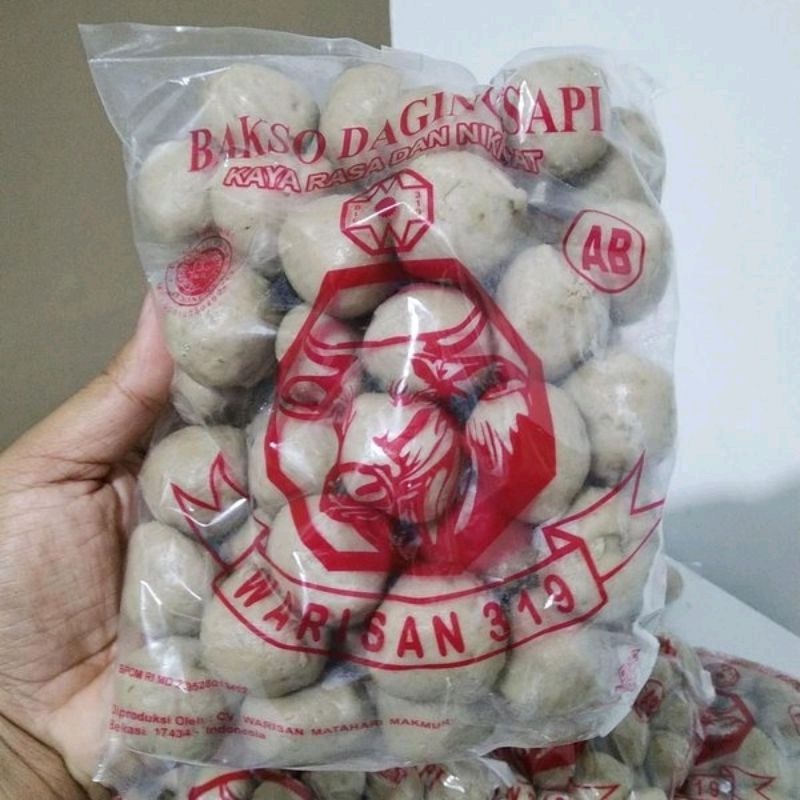 Jual Bakso Sapi Warisan Isi 50 Bakso Warisan Bakso Daging Sapi Warisan Baso Sapi Shopee 