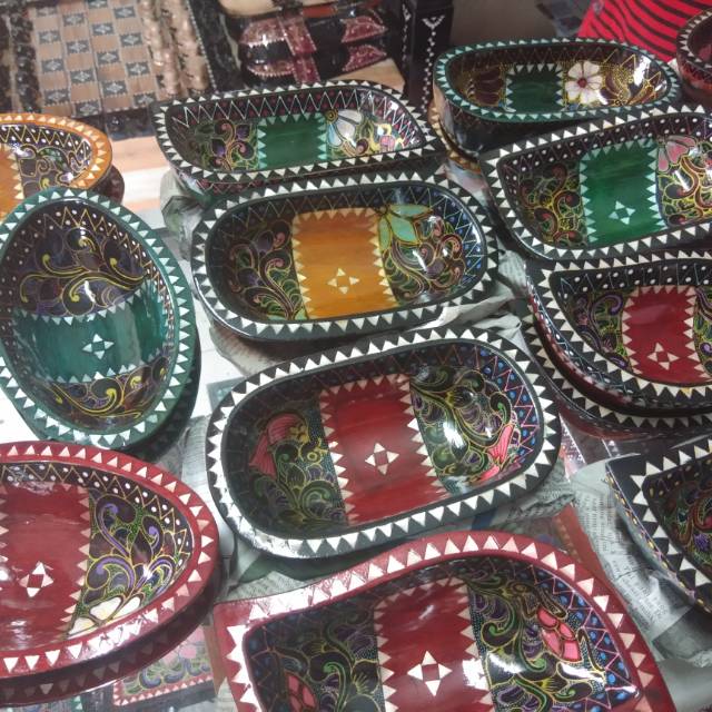Jual Kerajinan cukli khas lombok (Tempat permen,perhiasan dll) ukuran ...