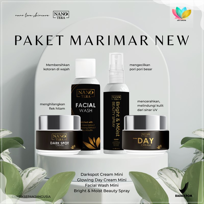 Jual Paket Skincare Krim Pemutih Wajah BPOM Original Flek Membandel ...