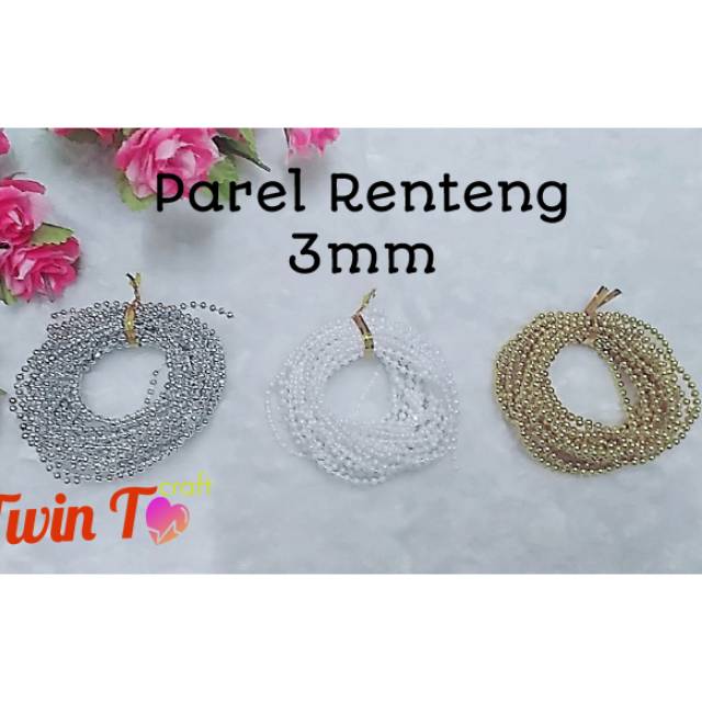 Jual Parel Renteng 3mm (5m) | Shopee Indonesia