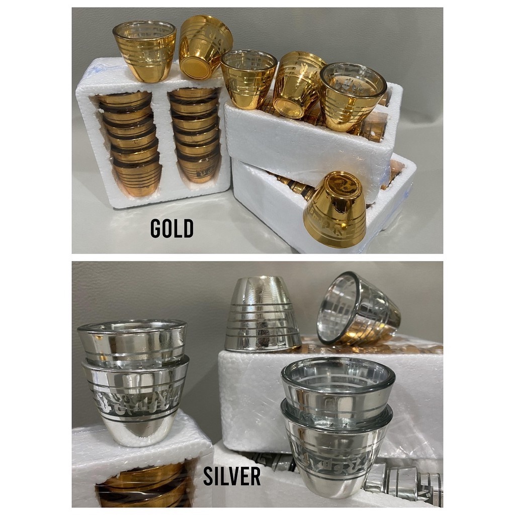 Jual Gelas Cucing Arabgelas Air Zam Zam Gold And Silver Kaligrafi Shopee Indonesia 7993