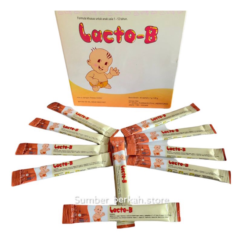 Jual LACTO B Sachet LactoB Prebiotik Untuk Diare dan Menjaga Kesehatan