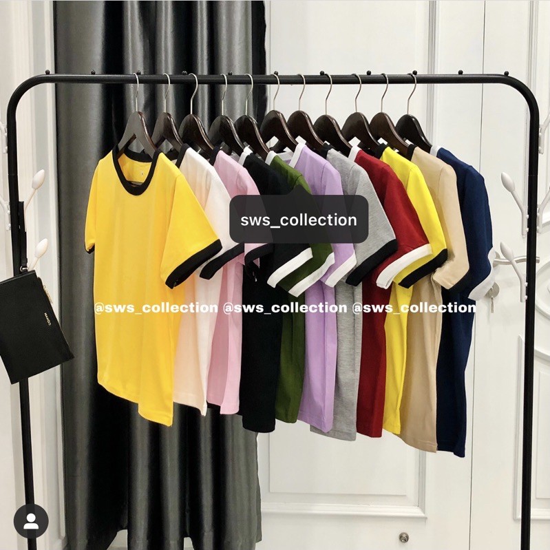 Jual Ringer tee polos / kaos wanita / tumblr tee polos untuk cewek ...