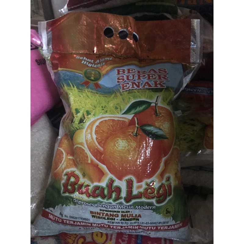 Jual Beras Jeruk Legi 5 Kg | Shopee Indonesia