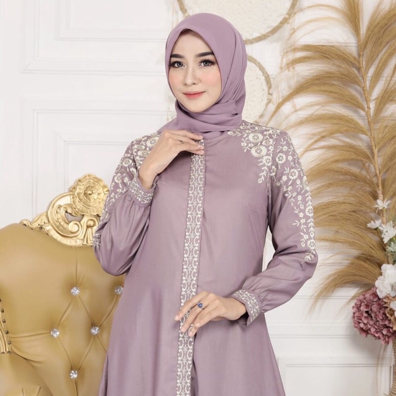 Jual Gamis Madina RENATA Dress Muslim Wanita Premium // Gamis Toyobo