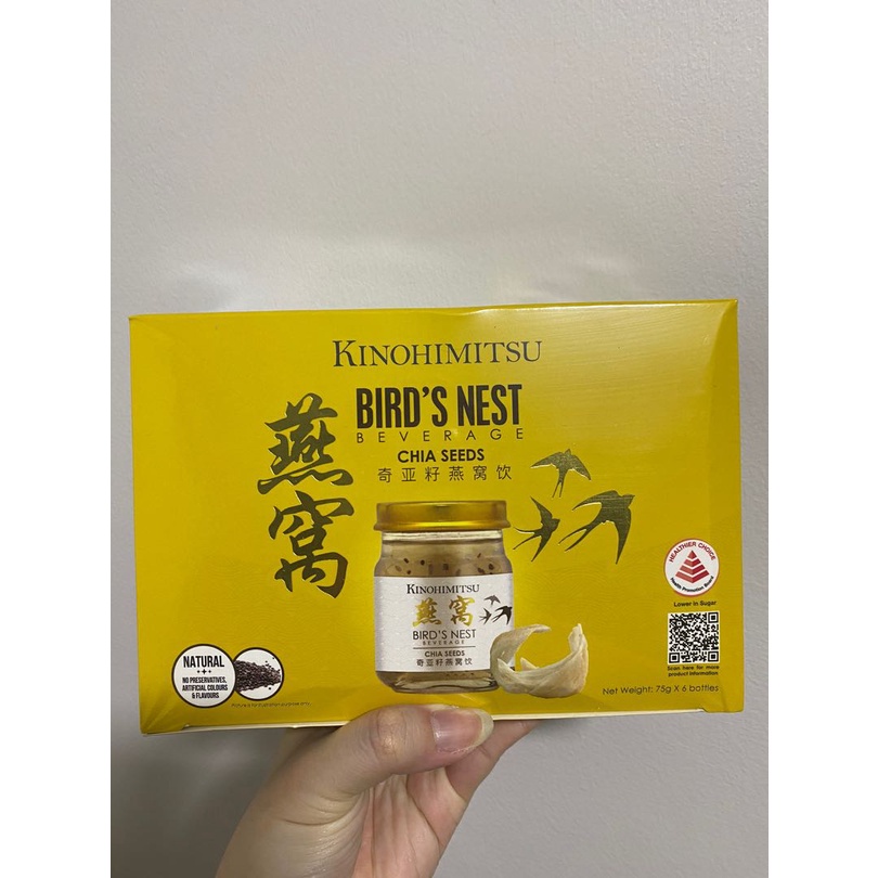 Jual KINOHIMITSU Bird's Nest CHIA SEEDS 6bottles/box Shopee Indonesia