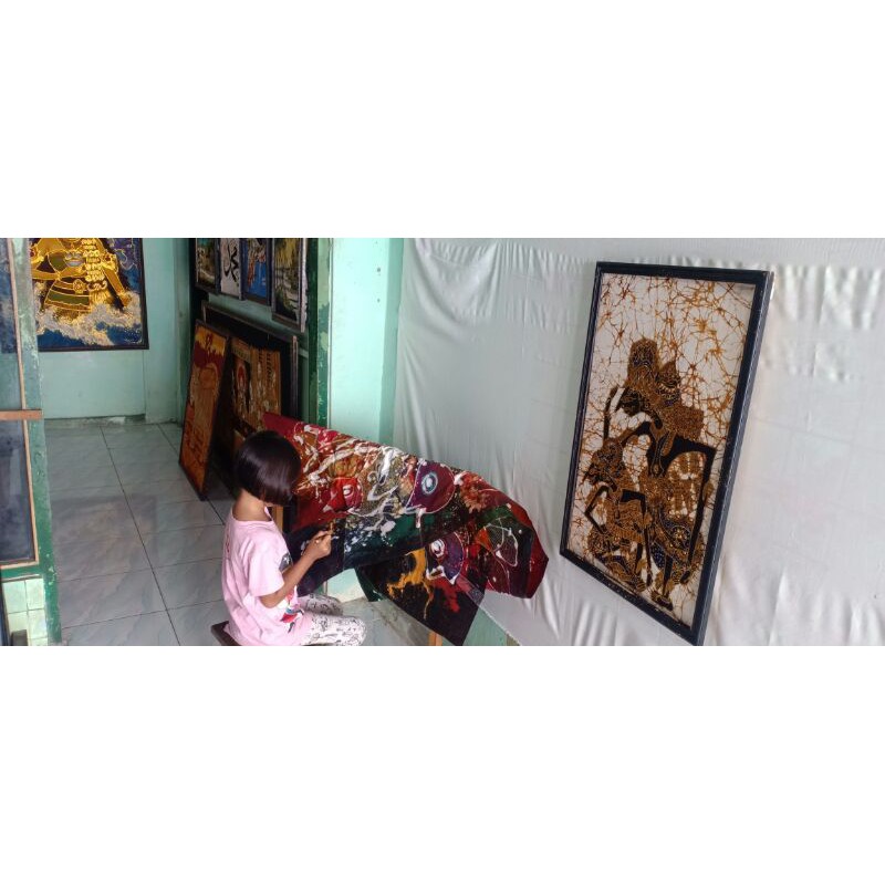 Jual Lukisan Batik Rama Shinta 70x40 | Shopee Indonesia