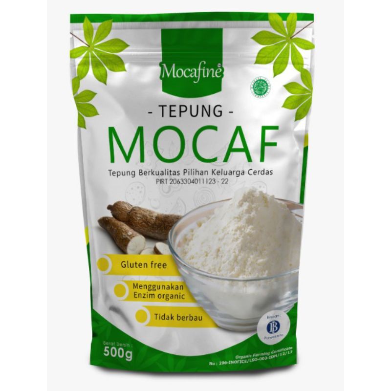 Jual MOCAFINE-TEPUNG MOCAF 500 GRAM- GLUTEN FREE - TEPUNG SINGKONG ...