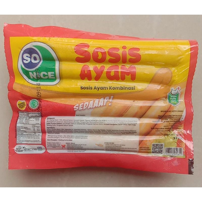 Jual Sonice Sosis Ayam 375gr Shopee Indonesia