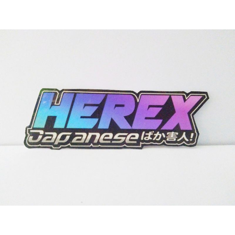 Jual STIKER HEREX JAPANESE - minim order 10pcs (pilihan bebas/acak ...