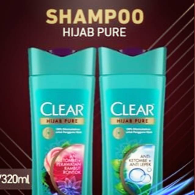 Jual Clear Hijab Pure Shampoo All Varian 320 Ml Shopee Indonesia